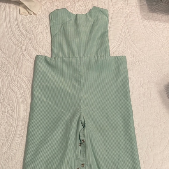 Smocked Angels, Christmas smocked longall, sz 18m - Picture 3 of 3